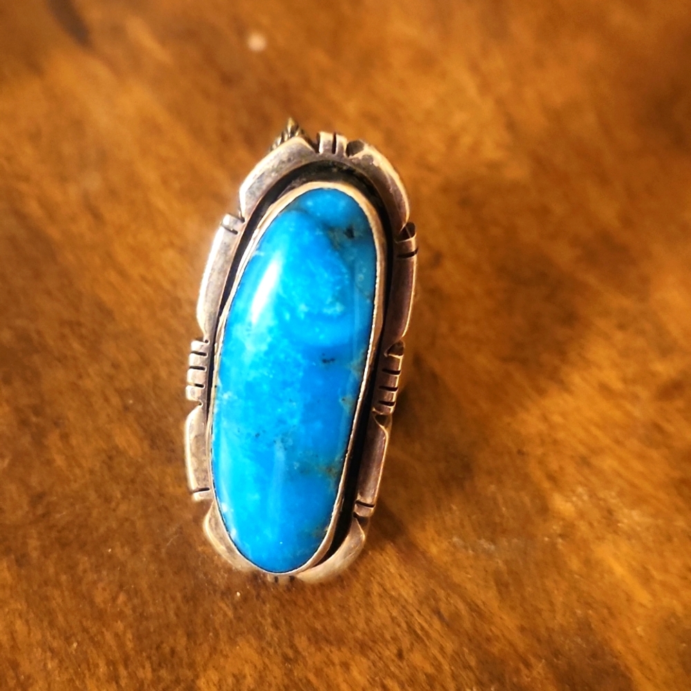 Navajo Turquoise Sterling Ring